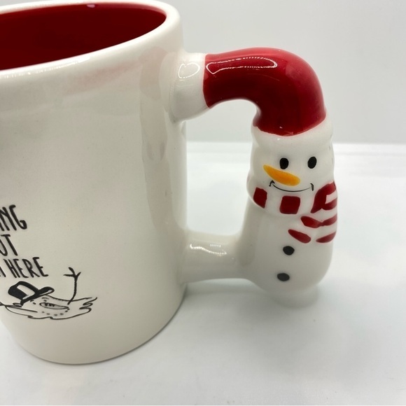 California Pantry Snowman Handle "It's Getting Hot In Here" 10 oz Mug NWOT - Picture 2 of 7